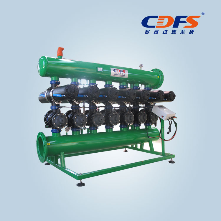 原水預(yù)處理設(shè)備中的盤式過(guò)濾器和多介質(zhì)過(guò)濾器。