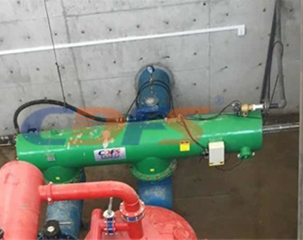 水力驅(qū)動(dòng)自清洗過(guò)濾器安裝現(xiàn)場(chǎng)