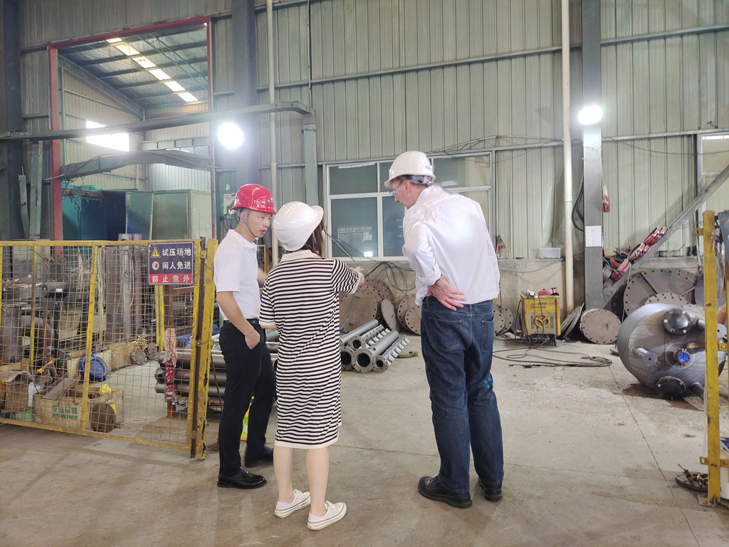 國外客戶考察多靈 國外客戶考察多靈